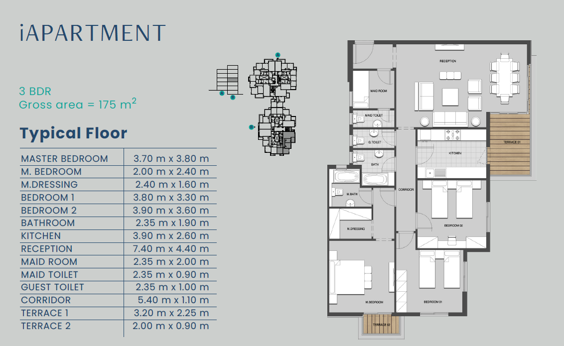 Floor plan for apartment at Club Park - ICity October