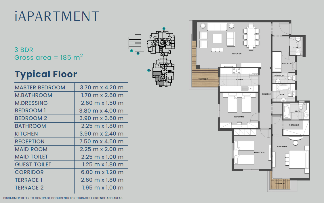 Floor plan for apartment at Club Park - ICity October