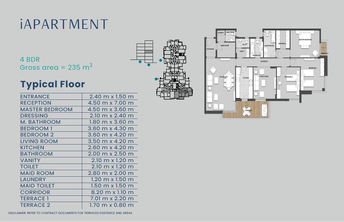 Floor plan for apartment at Club Park - ICity October