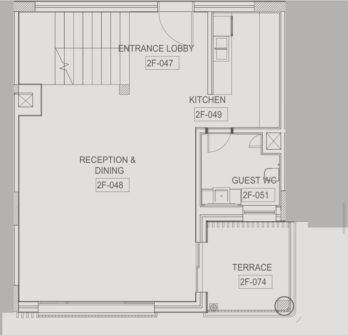 Floor plan for duplex at New Giza