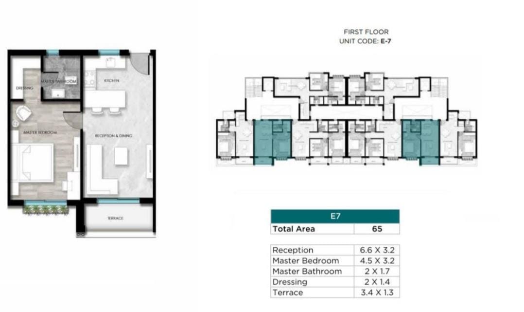 Floor plan for apartment at Kayan-Phase 2