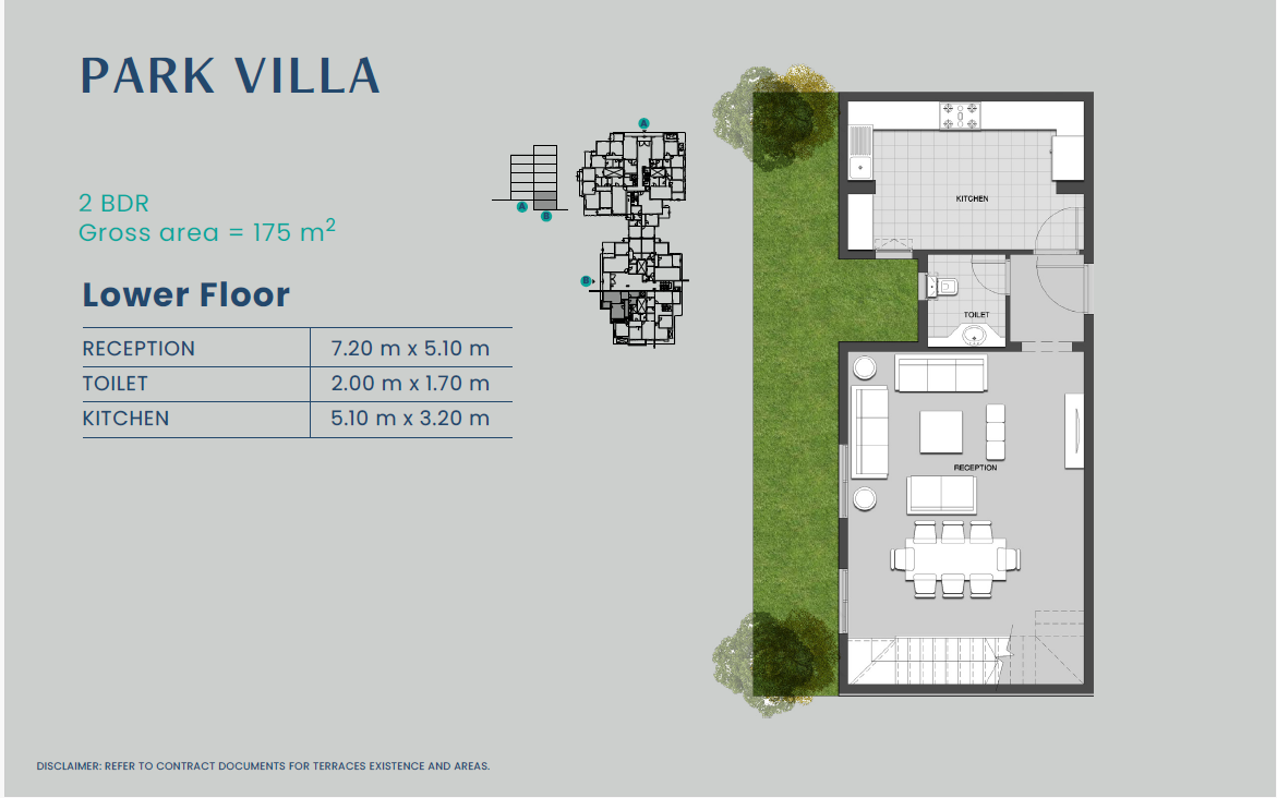 Floor plan for villa at Club Park - ICity October