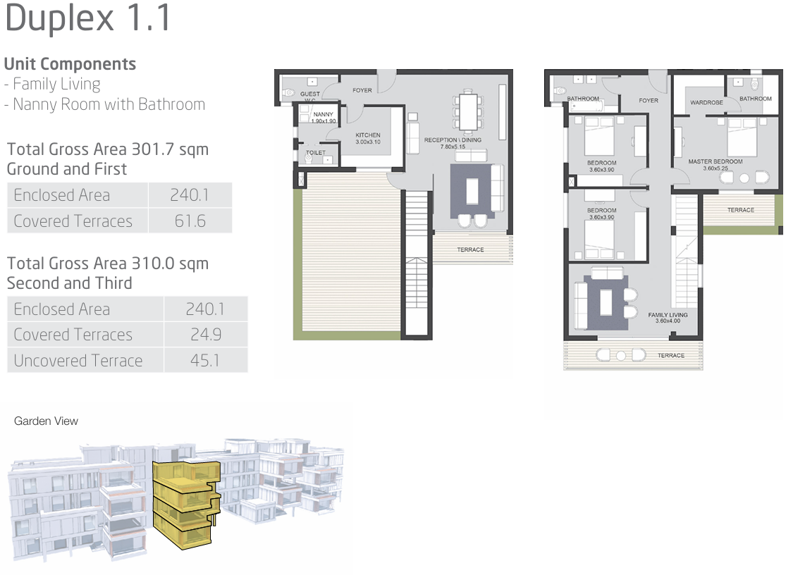 Floor plan for penthouse at VYE SODIC