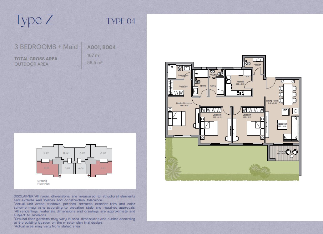 Floor plan for apartment at Ashgar City