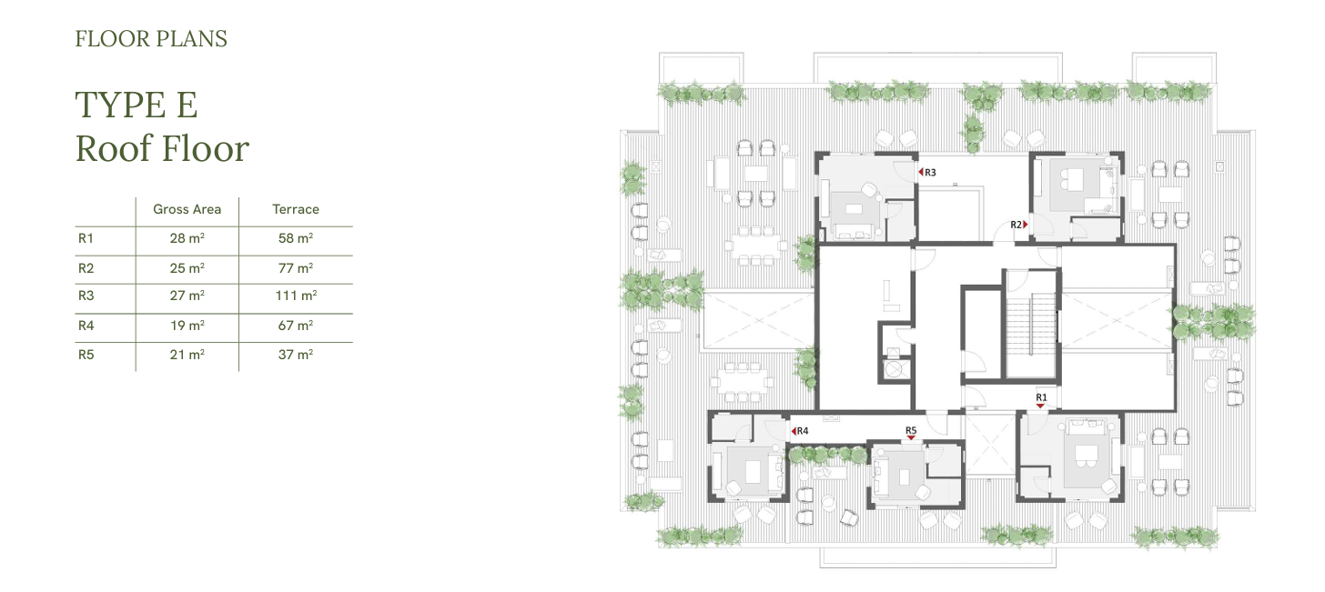 Floor plan for penthouse at One33-Phase One