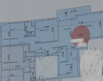 Floor plan for apartment at Bloomfields