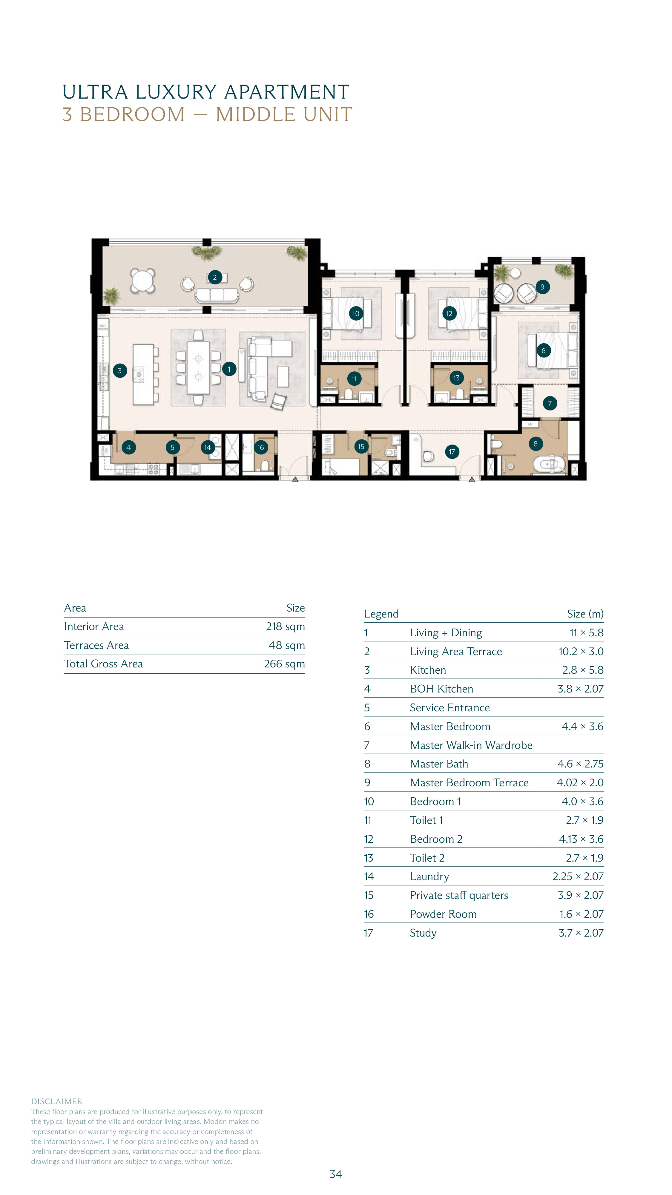 Floor plan for apartment at Ras El Hekma Egypt