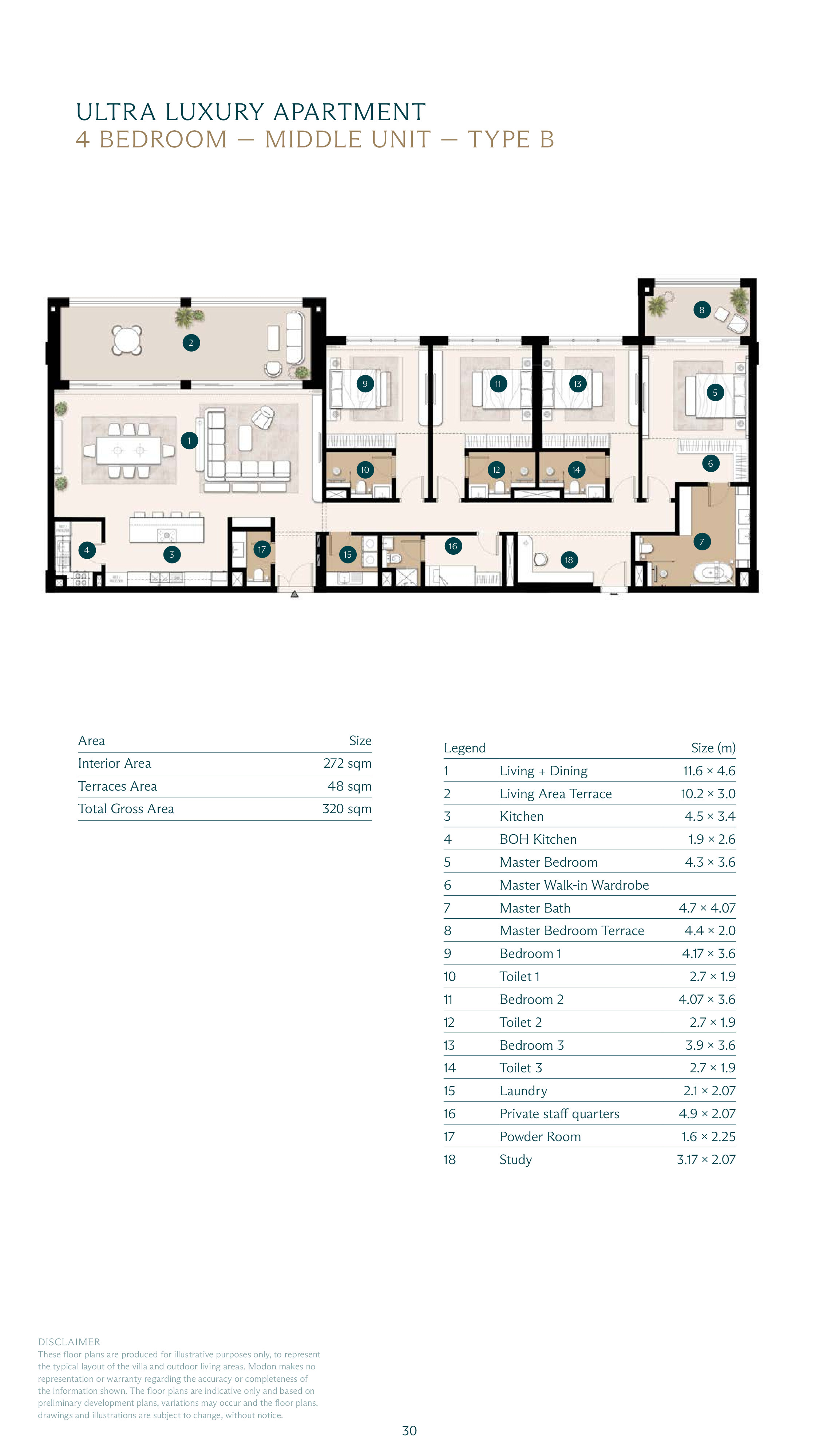 Floor plan for apartment at Ras El Hekma Egypt