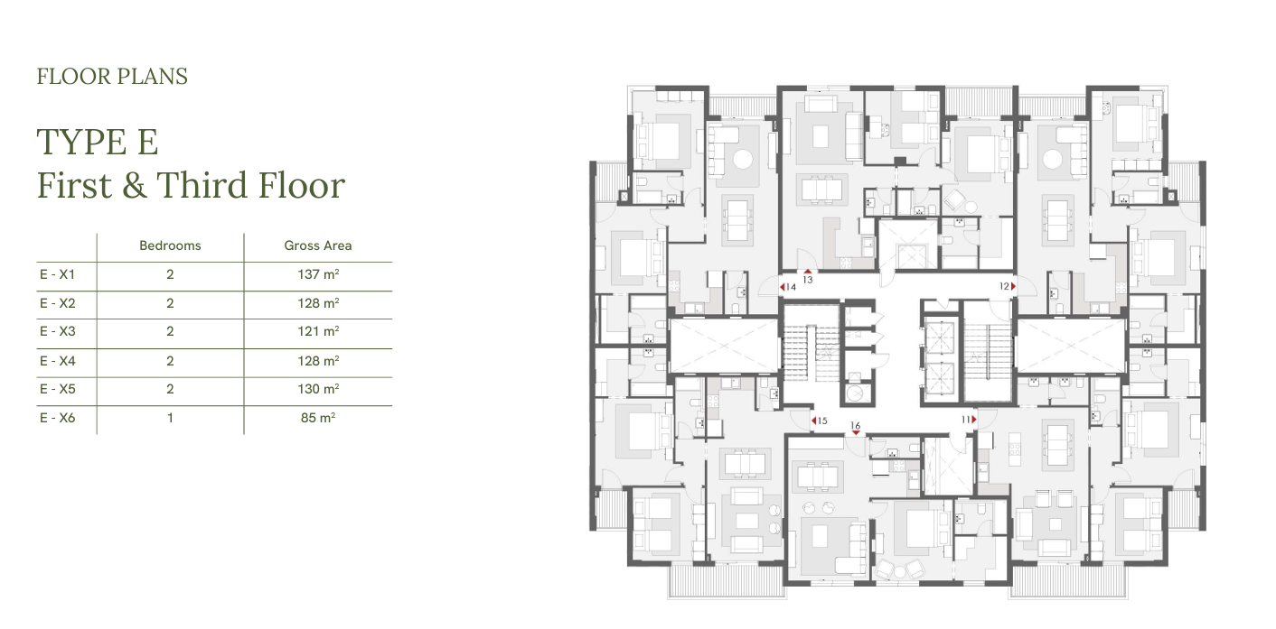 Floor plan for penthouse at One33-Phase One