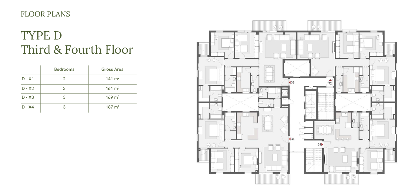 Floor plan for penthouse at One33-Phase One