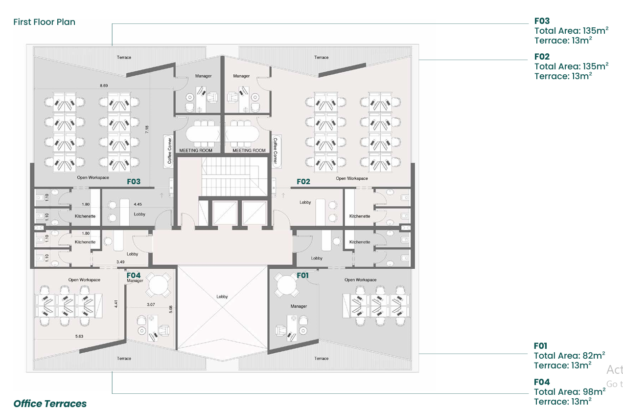Floor plan for  at Being