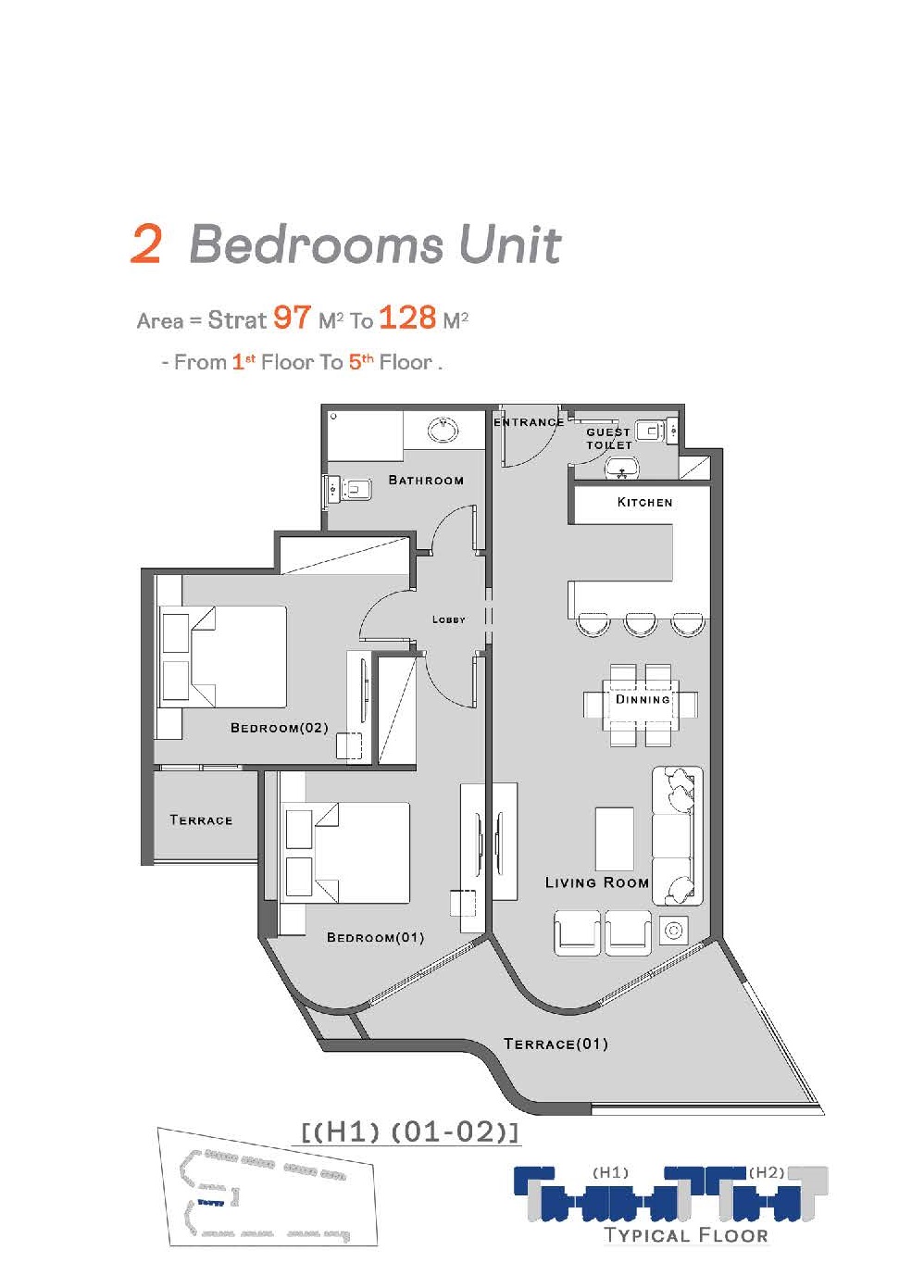 Floor plan for chalet at Jamila