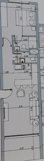 Floor plan for apartment at Salt