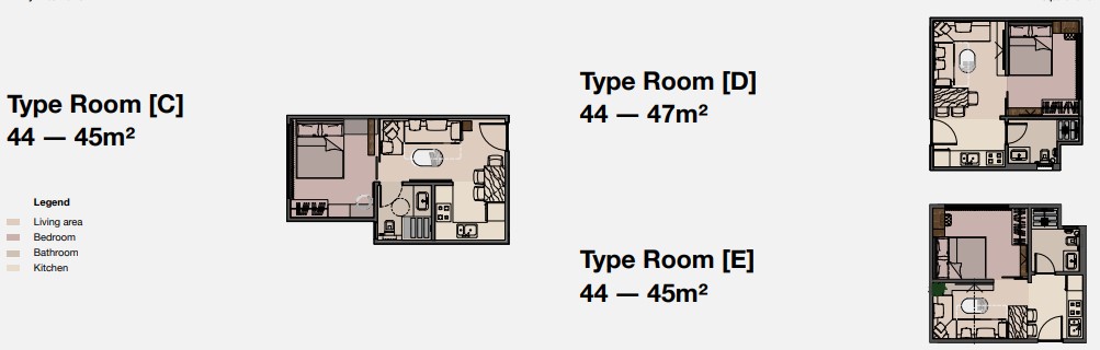 Floor plan for apartment at D Square