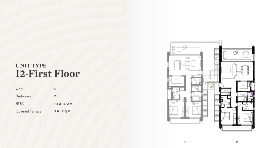 Floor plan for chalet at R1-Dunes