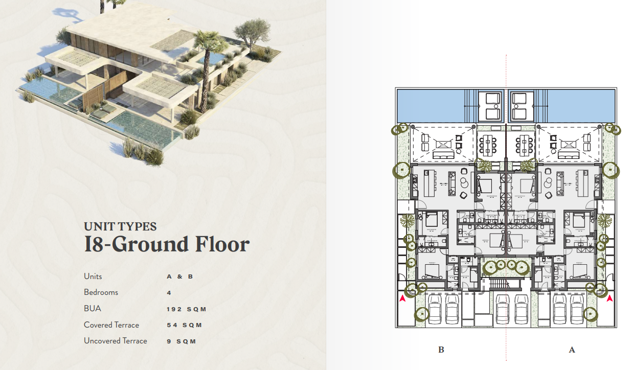 Floor plan for chalet at R5-Acacia