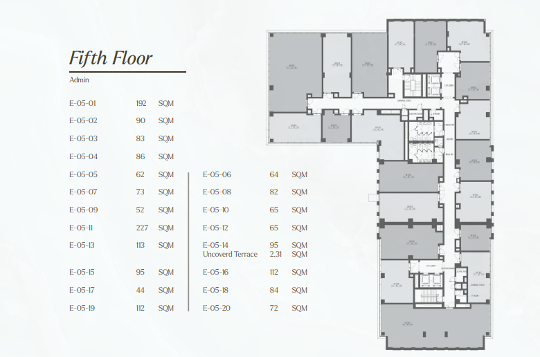 Floor plan for  at Saada Boutique