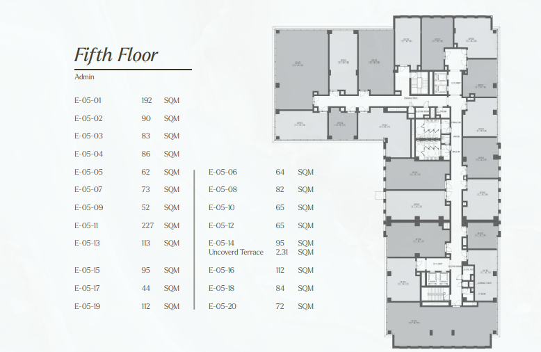 Floor plan for  at Saada Boutique