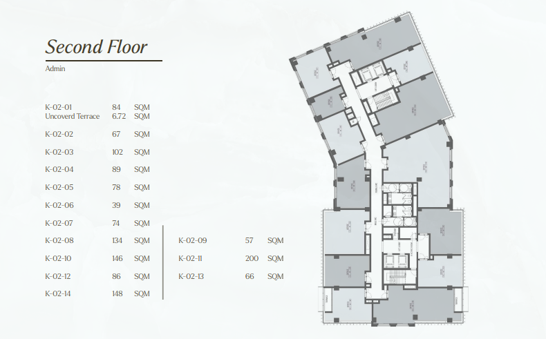 Floor plan for  at Saada Boutique