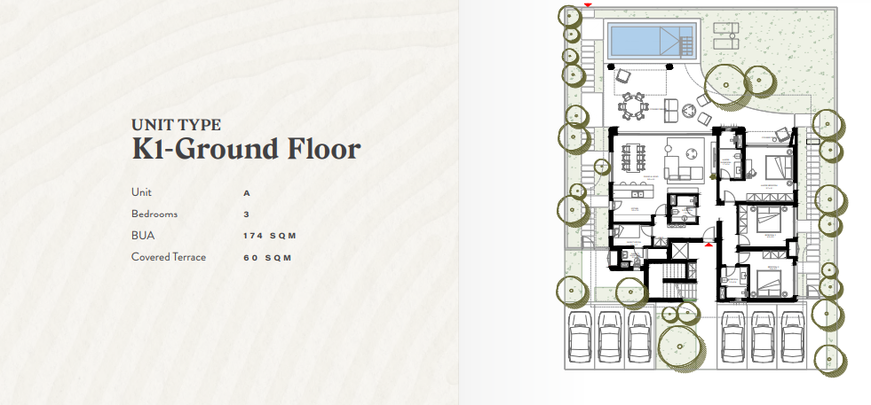 Floor plan for chalet at R3-Oasis
