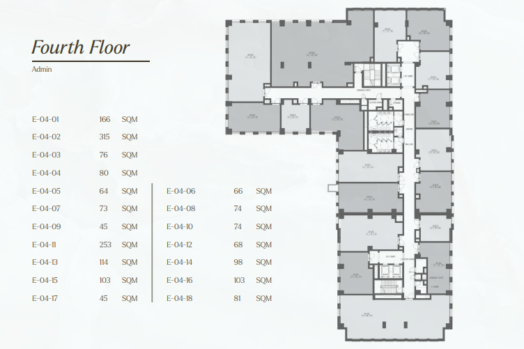 Floor plan for  at Saada Boutique