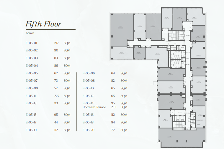 Floor plan for  at Saada Boutique