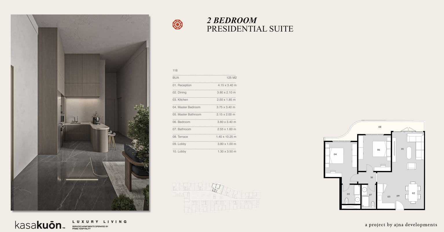 Floor plan for apartment at Eastville