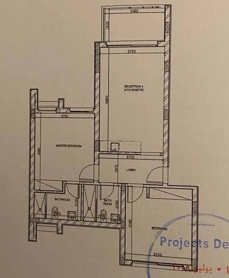 Floor plan for apartment at G Cribs