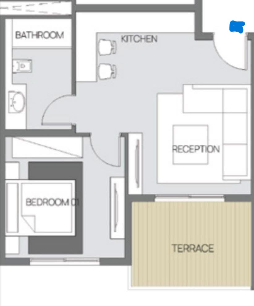 Floor plan for apartment at Safia - Ras El Hekma