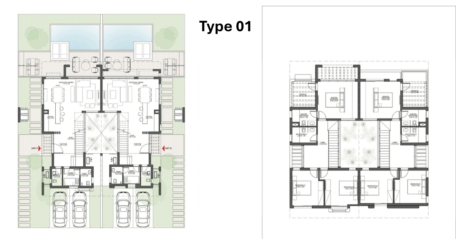 Floor plan for  at Saada North Coast