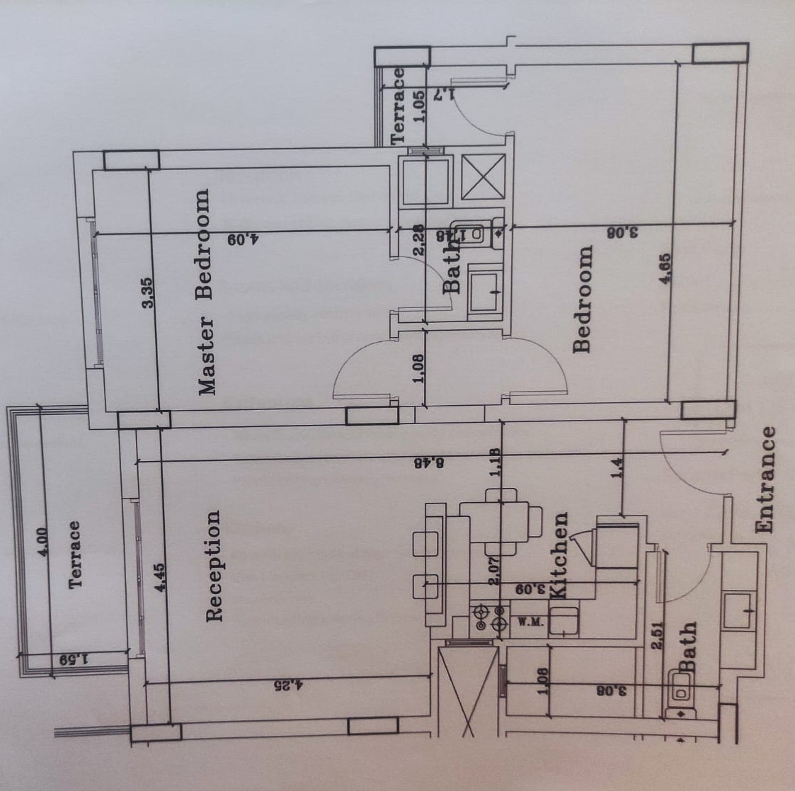 Floor plan for chalet at The Groove