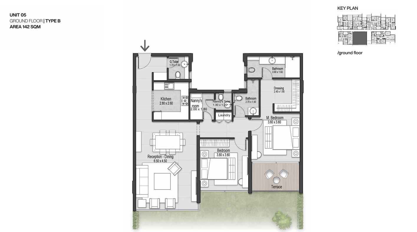 Floor plan for apartment at Nmq