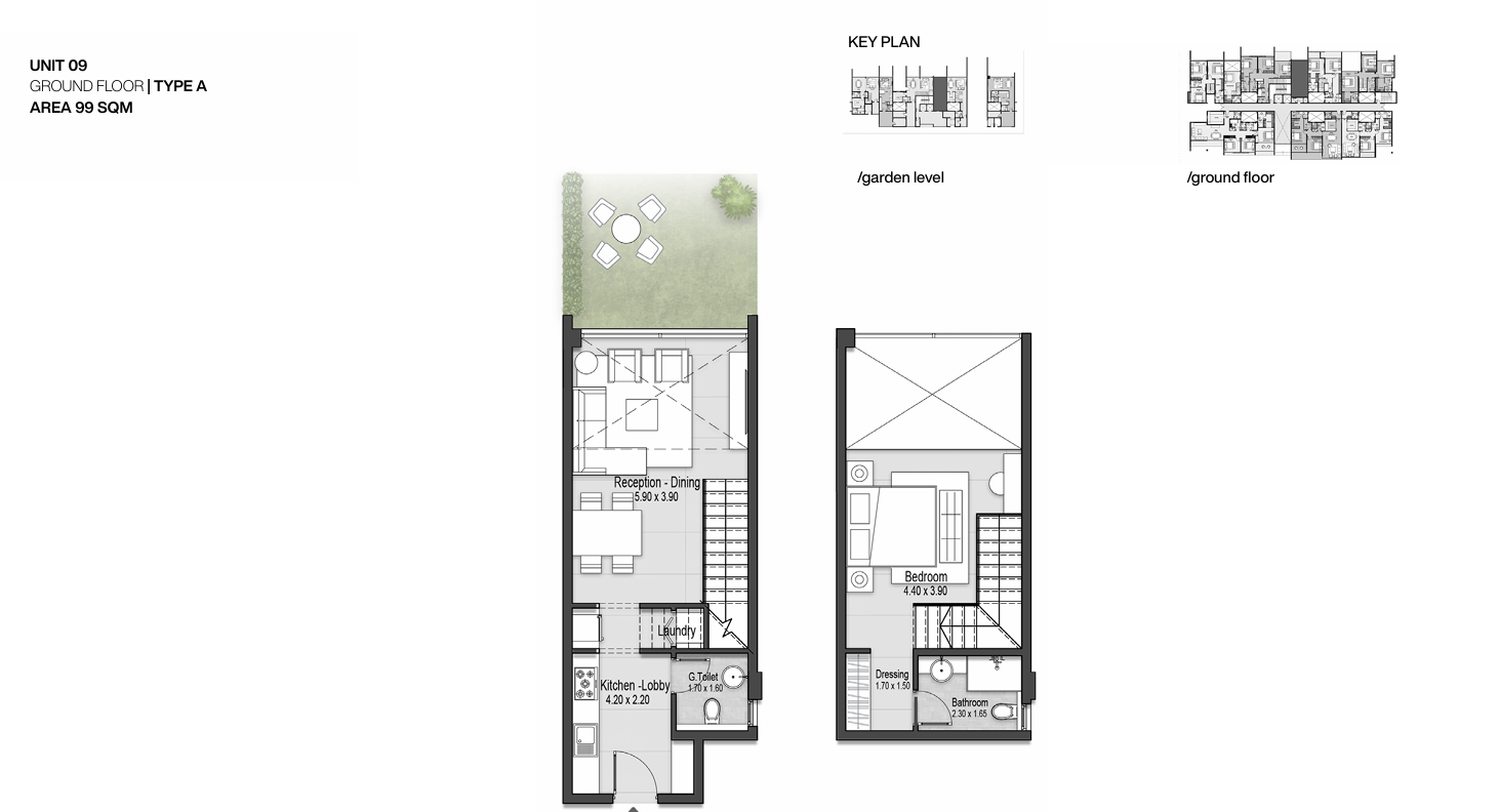 Floor plan for apartment at Nmq