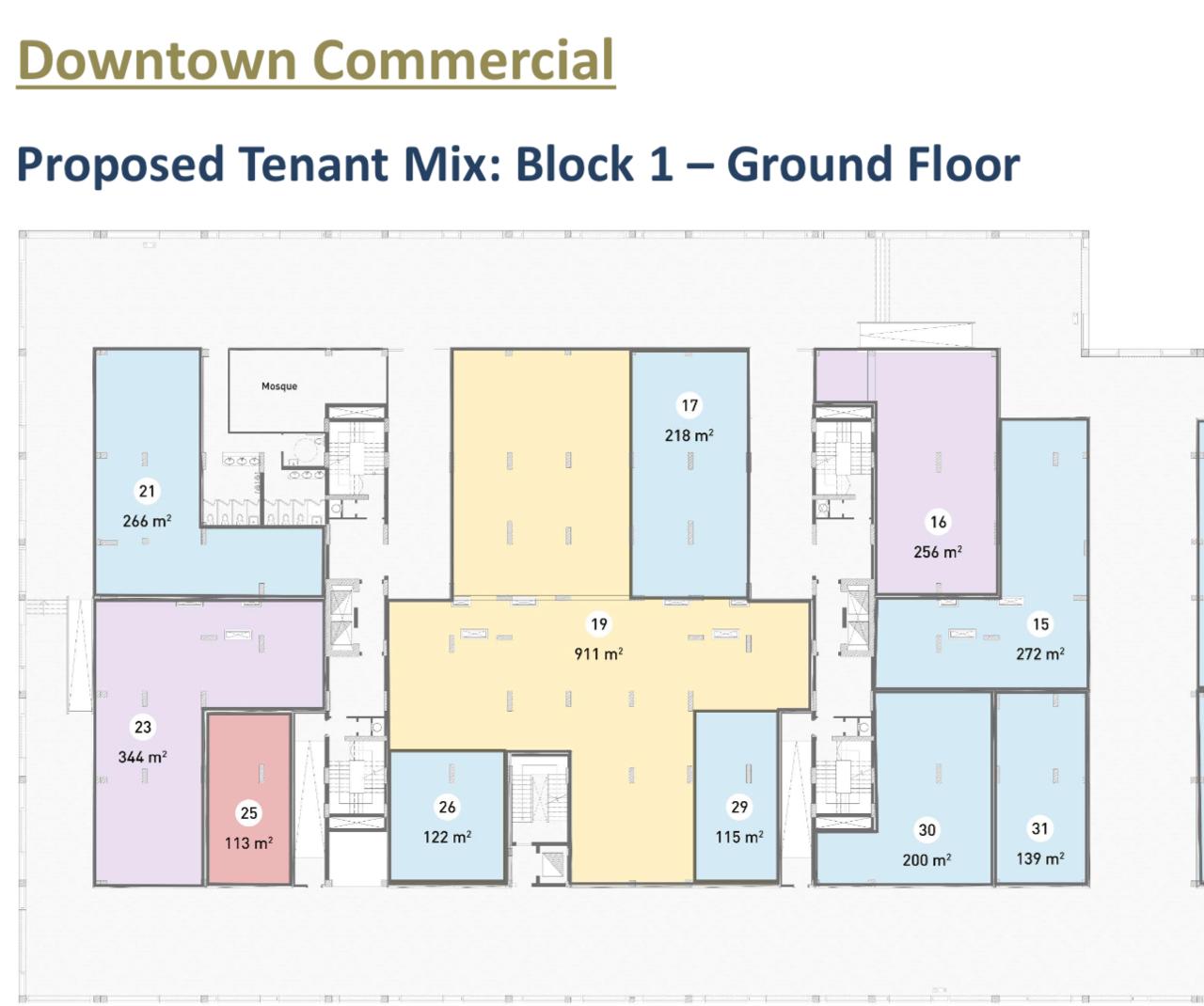 Floor plan for  at Downtown New Alamein