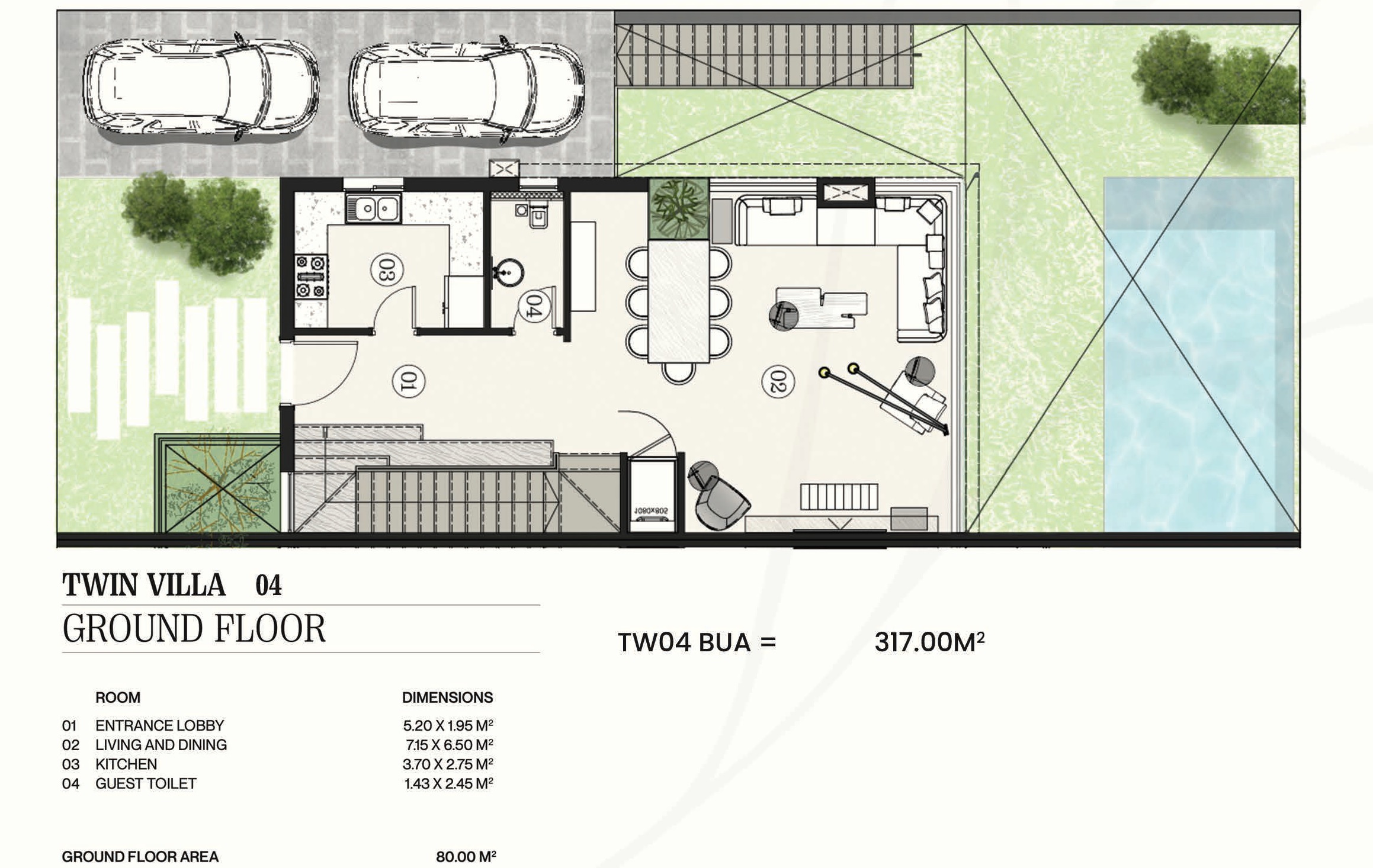Floor plan for  at Noi