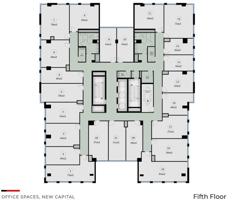 Floor plan for  at Obex