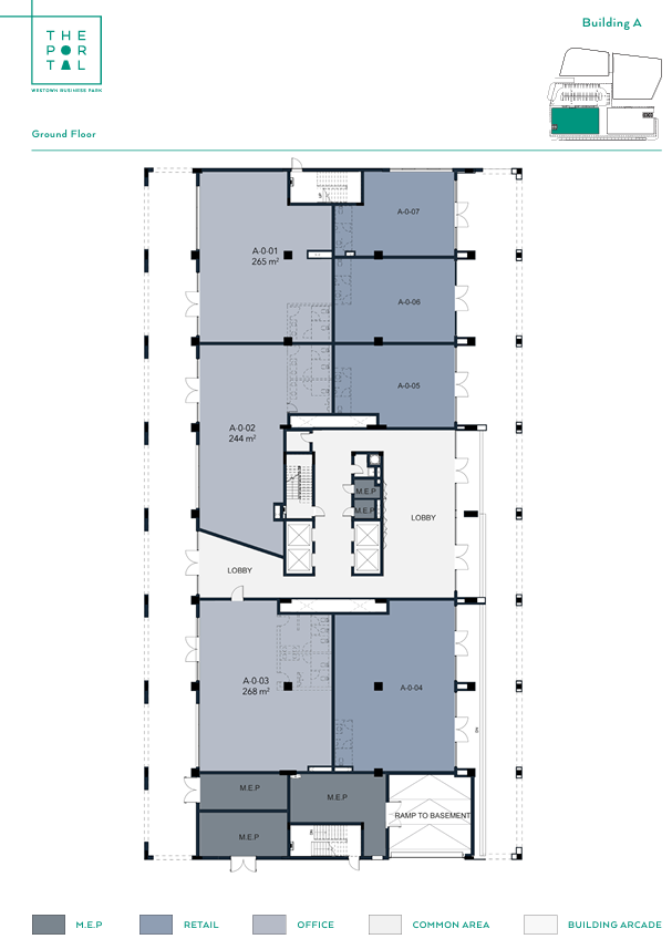 Floor plan for  at Westown The Portal