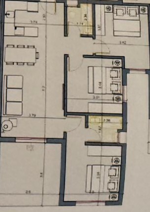 Floor plan for chalet at Salt