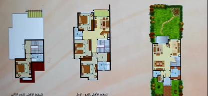 Floor plan for townhouse at Dara Gardens