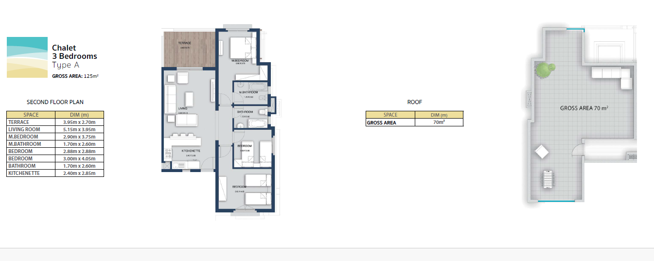 Floor plan for chalet at Evia Mountain View