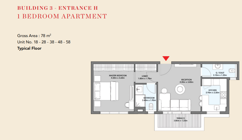Floor plan for chalet at SQ1