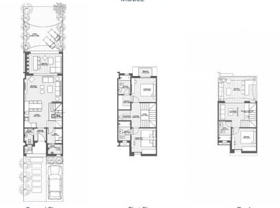 Floor plan for townhouse at LVLS Mountain View
