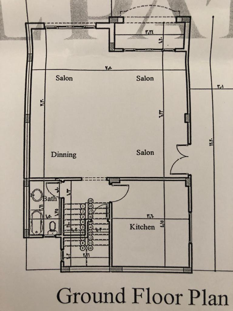 Floor plan for  at El Patio 5 East