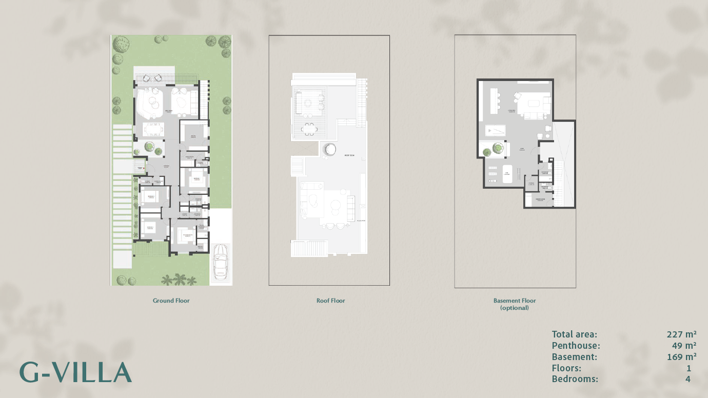Floor plan for villa at O West Orascom