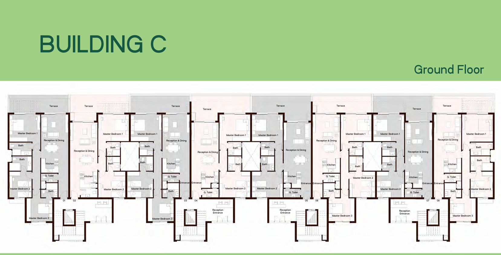 Floor plan for chalet at Golf Views