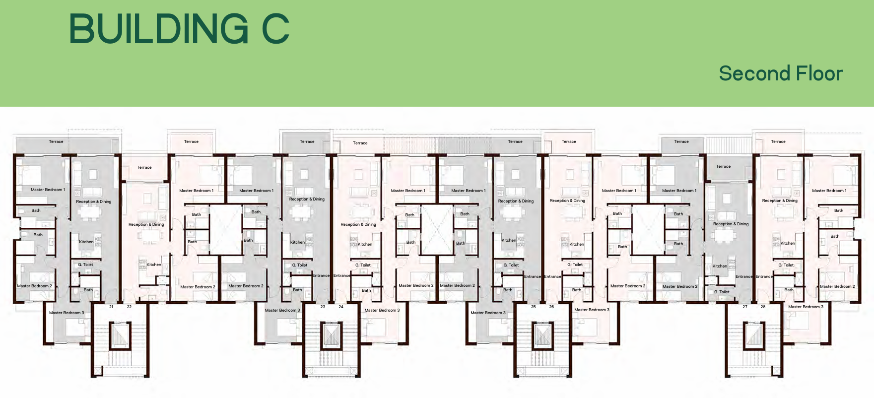 Floor plan for chalet at Golf Views