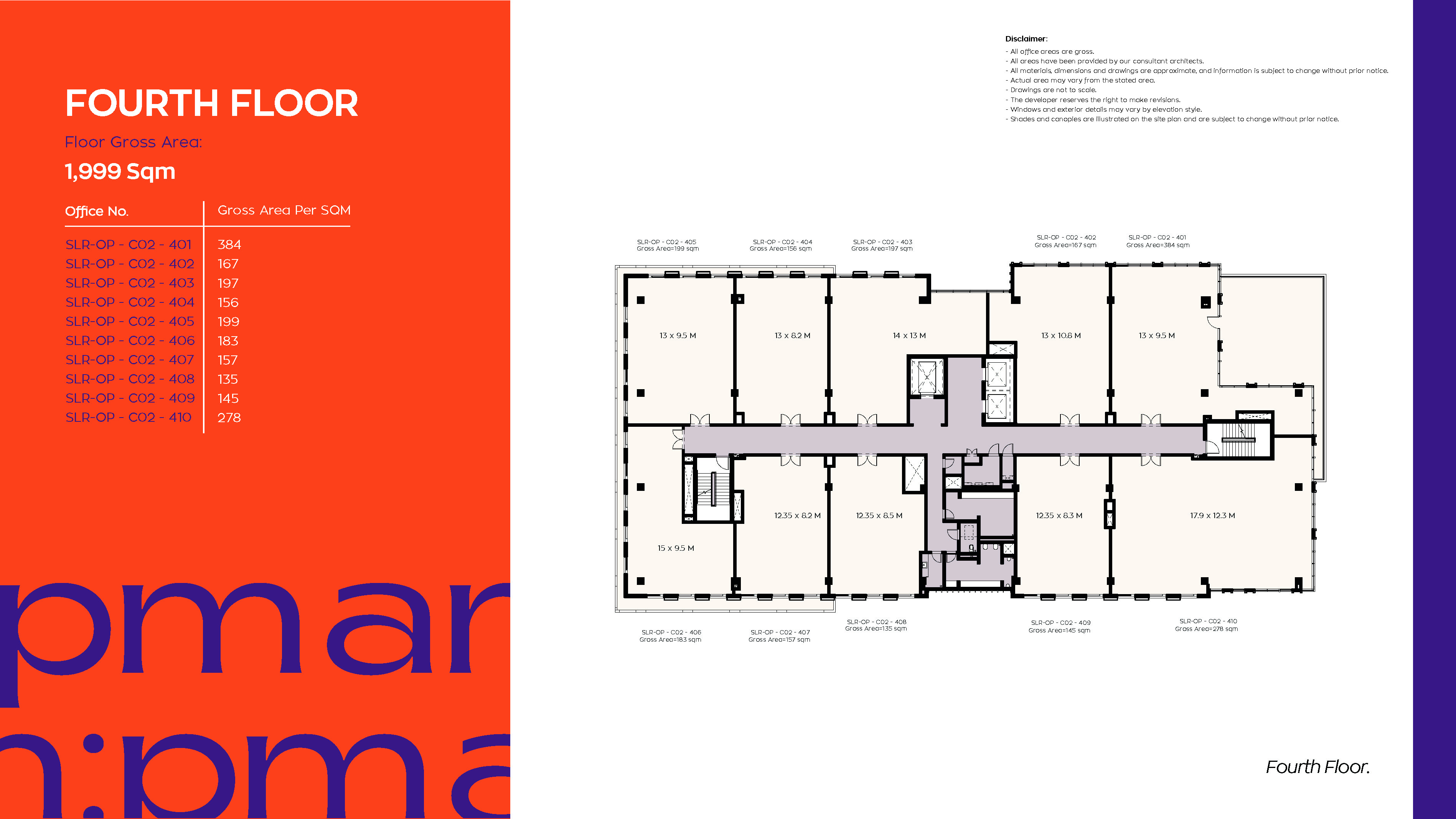 Floor plan for  at Swan Lake Residences Office Park