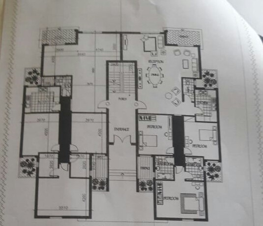 Floor plan for apartment at Stone Residence