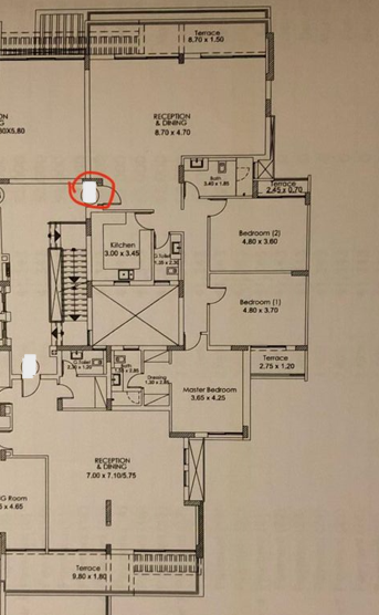 Floor plan for apartment at Capital Gardens