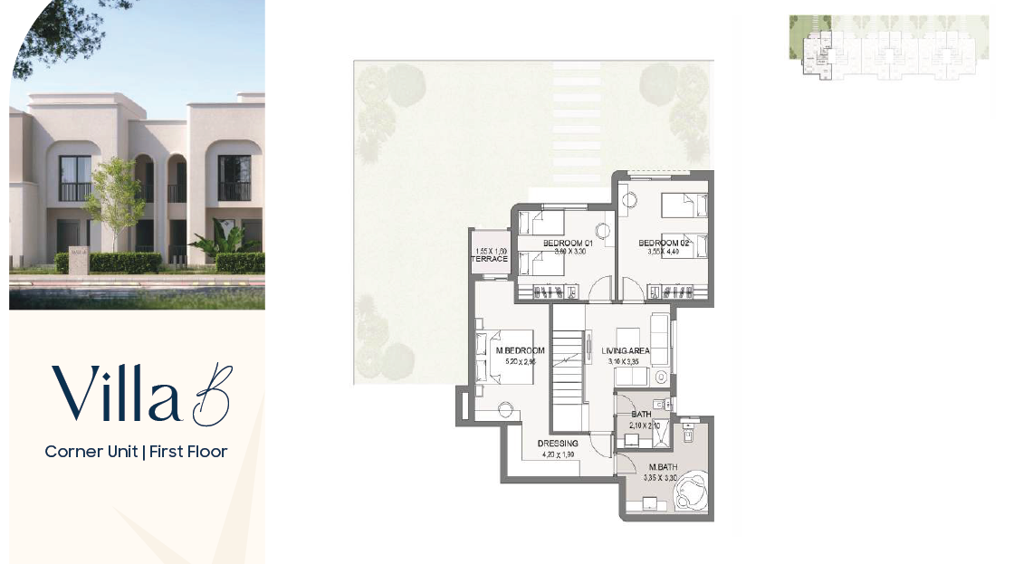 Floor plan for duplex at Talala